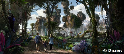 Disney rendering of Pandora - The World of Avatar in Disney's Animal Kingdom, Walt Disney World, Orlando, Florida Disney rendering of Pandora - The World of Avatar in Disney's Animal Kingdom, Walt Disney World, Orlando, Florida