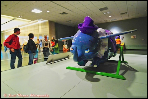 Dumbo ride vehicle on display in the Smithsonian Institution National Museum of American History in Washington, DC.