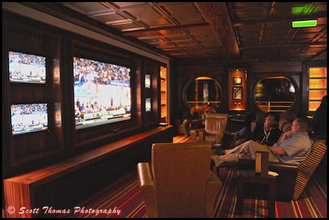 Sports bar 687 is located in The District of the Disney Dream, Disney Cruise Line.