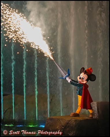 Mickey at Fantasmic