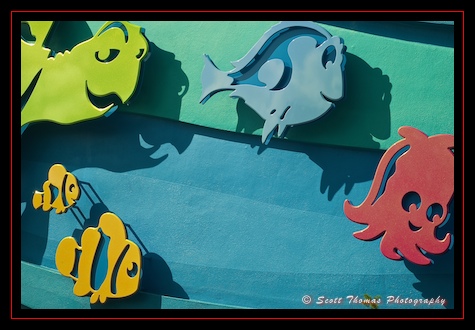 Follow Nemo and friends to the Seas in Epcot's Future World, Walt Disney World, Orlando, Florida