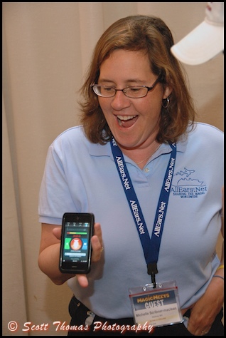 All Ears feature writer, Michelle, doing some audio tweeting at MagicMeets in Harrisburg, Pennsylvania.