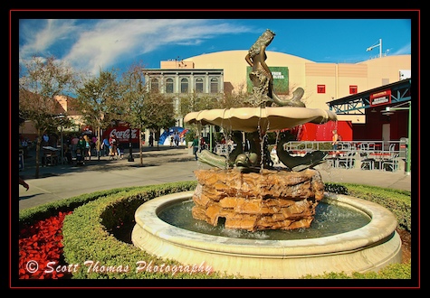 The water fountain from the movie, Splash, in Disney's Hollywood Studios, Walt Disney World, Orlando, Florida The water fountain from the movie, Splash, in Disney's Hollywood Studios, Walt Disney World, Orlando, Florida