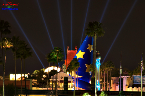 View of Hollywood Blvd. from outside of Disney's Hollywood Studios, Walt Disney World, Orlando, Florida