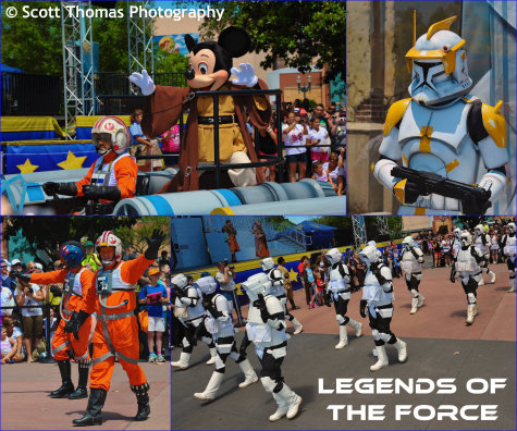 Legends of the Force Motorcade in Disney's Hollywood Studios, Walt Disney World, Orlando, Florida