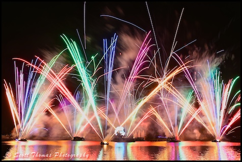 Illuminations: Reflections of Earth Holiday tag fireworks in Epcot, Walt Disney World, Orlando, Florida