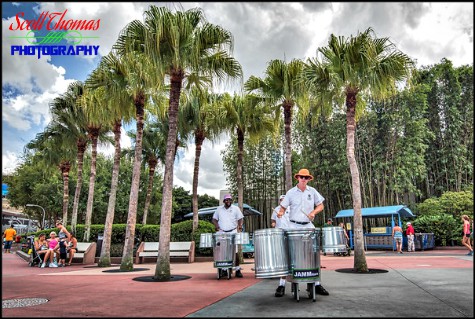 Jammiators perform at Epcot's Future World, Walt Disney World, Orlando, Florida