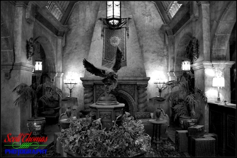 Lobby of the Tower of Terror in the Disney/MGM Studios, Walt Disney World, Orlando, Florida