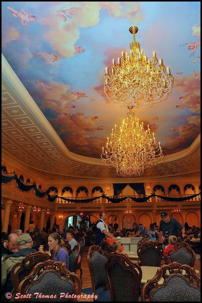 Photographing Inside The Be Our Guest Restaurant Allears Net