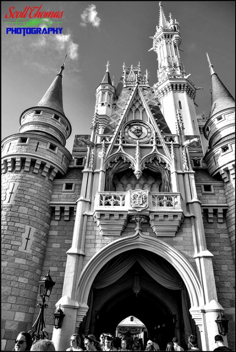 Cinderella Castle in the Magic Kingdom, Orlando, Florida Cinderella Castle in the Magic Kingdom, Walt Disney World, Orlando, Florida