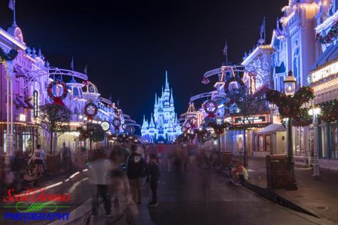 Cinderella Castle at the end of Main Street USA in the Magic Kingdom, Walt Disney World, Orlando, Florida