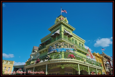 Uptown Jewelers along Main Street USA in the Magic Kingdom, Walt Disney World, Orlando, Florida
