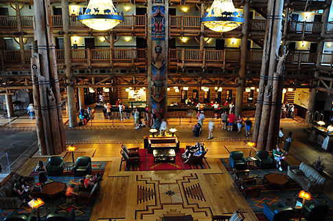Lobby of the Wilderness Lodge