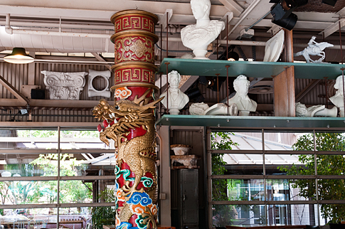 Props from Backlot Express Seating Area