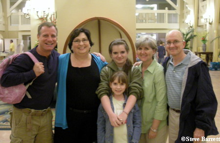 Ed, Vickie, Abby and Caroline, Karen and I