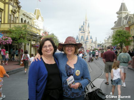 Vickie and Nona on Main Street