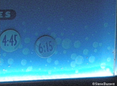 Finding Nemo the Musical Outside Showtime Sign