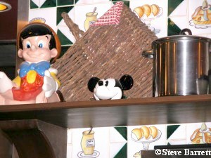 Lost Hidden Mickey - Mickey Sugar Bowl Once in Boardwalk Bakery