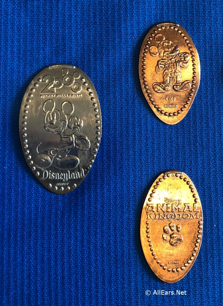 Pressed Coins at Walt Disney World