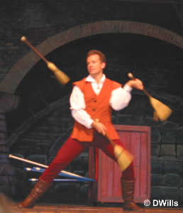 Matt Juggling Brooms