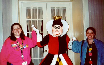 Susan, Jenn and the Queen of Hearts