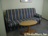 Couch and small table