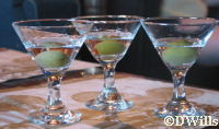 Gin Martini with Olive
