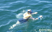 The water was VERY cold!