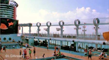 AquaDuck starboard side on Disney Dream