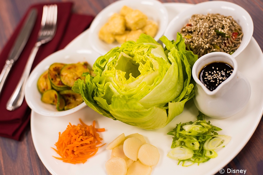 Vegan Tofu Lettuce Wraps at Sci-Fi Dine-in