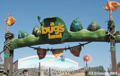 Bug's Land Entrance Sign