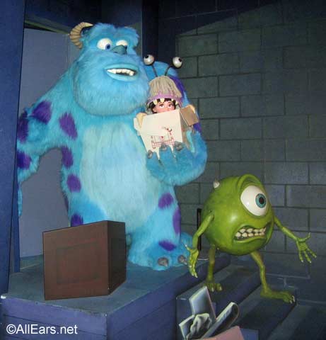 Disneyland Monsters Inc Attraction Ride Poster 2005 Mike 'n Sulley