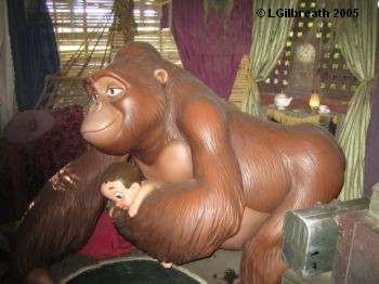 Kala with Baby Tarzan at the Treehouse