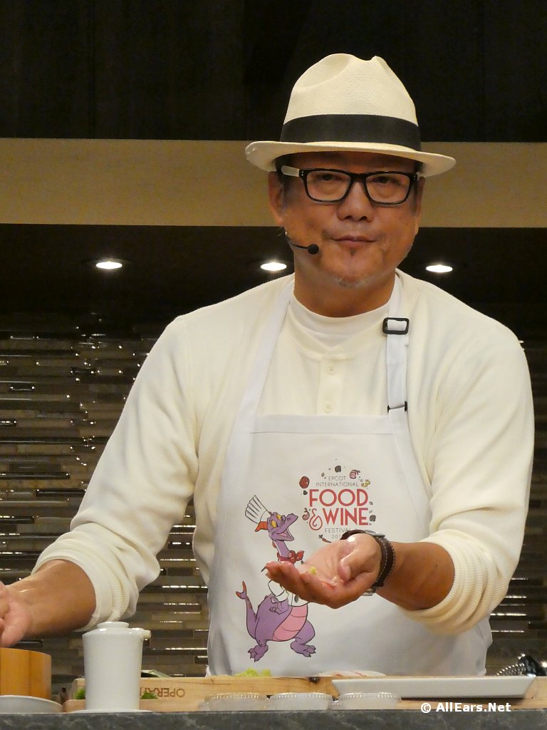 Chef Masaharu Morimoto at Epcot Food and Wine Festival
