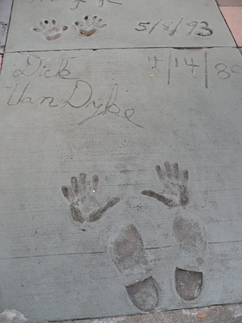 Dick Van Dyke Handprints
