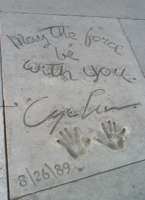 George Lucas Handprints