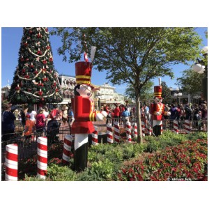Holiday Decorations in the Magic Kingdom