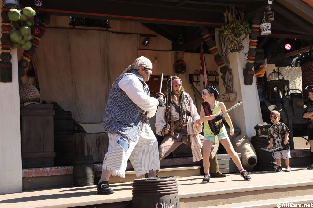 Captain Jack Sparrow's Pirate Tutorial in the Magic Kingdom