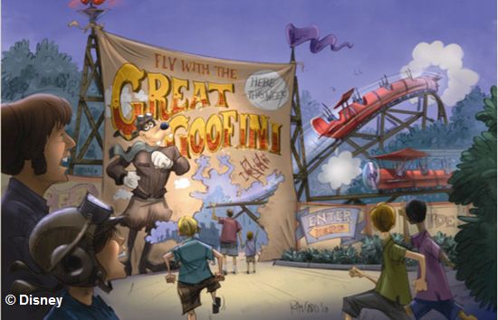 The Great Goofini at Magic Kingdom New Fantasyland