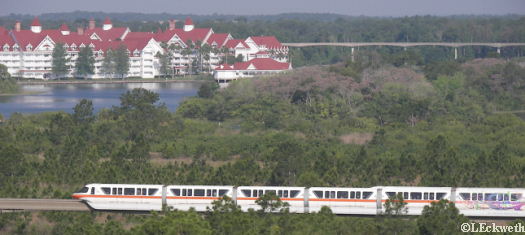 Grand Floridian and Monorail