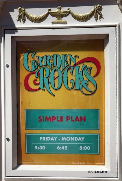 Epcot Garden Rocks Signage