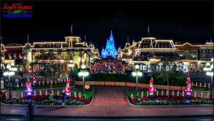 Main Street USA Christmas Night