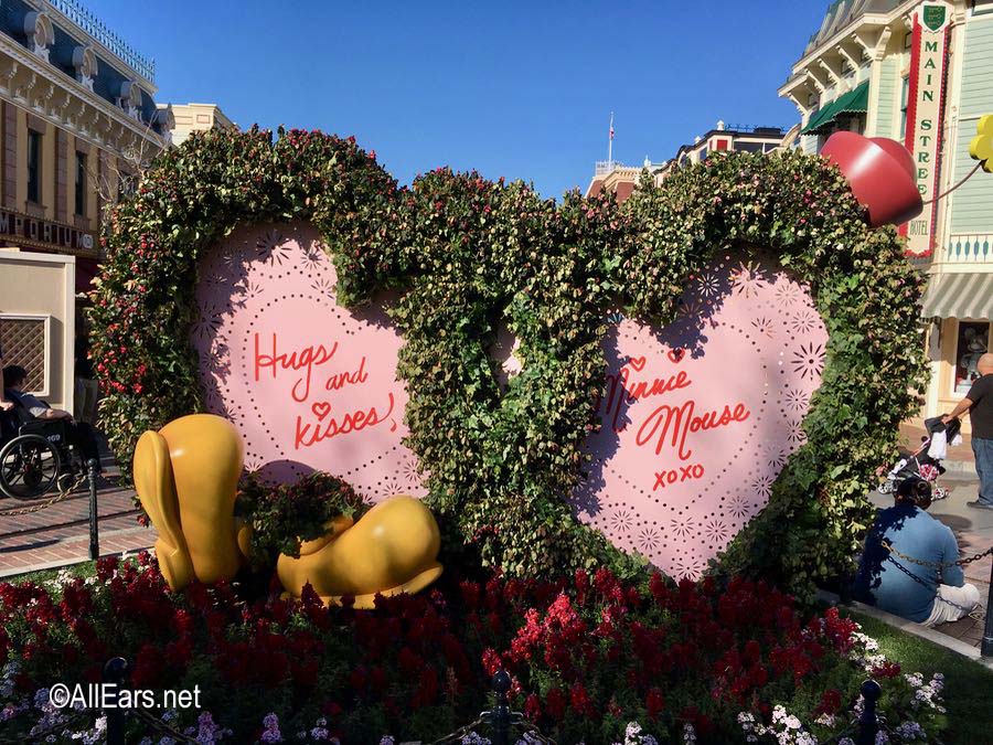 Valentine's Month Decor at Disneyland