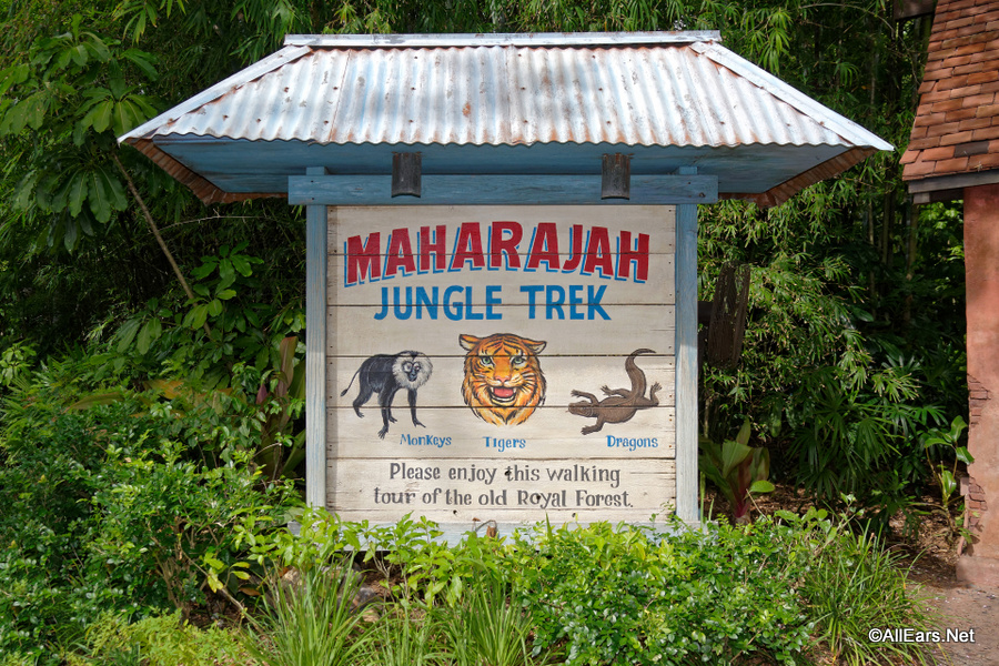 maharajah jungle trek map