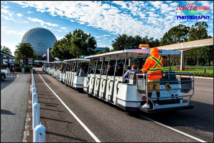 Epcot Parking Lot Tram