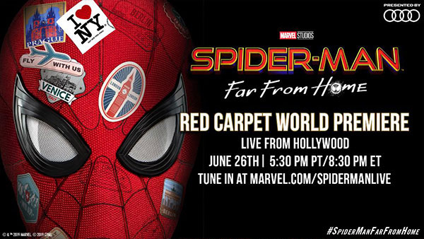 Live Stream "Spider-Man: Far From Home" World Premiere Red ...