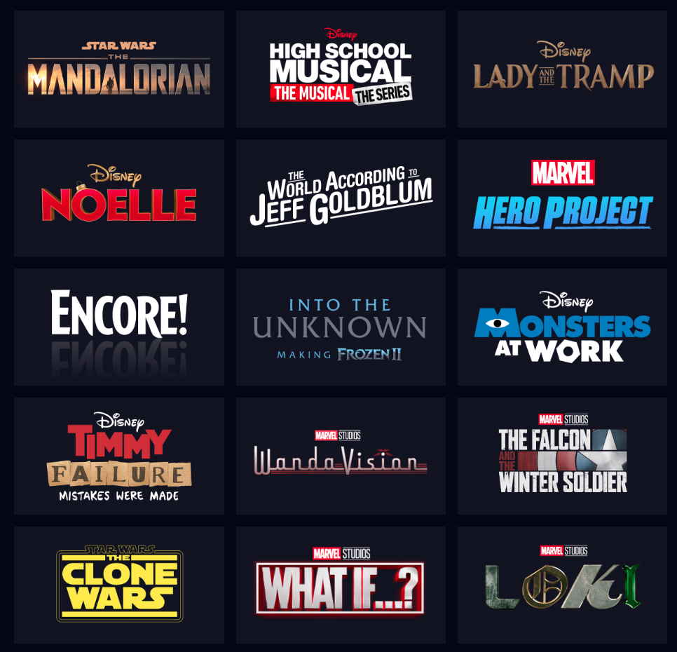 Disney+ Digital Streaming Service