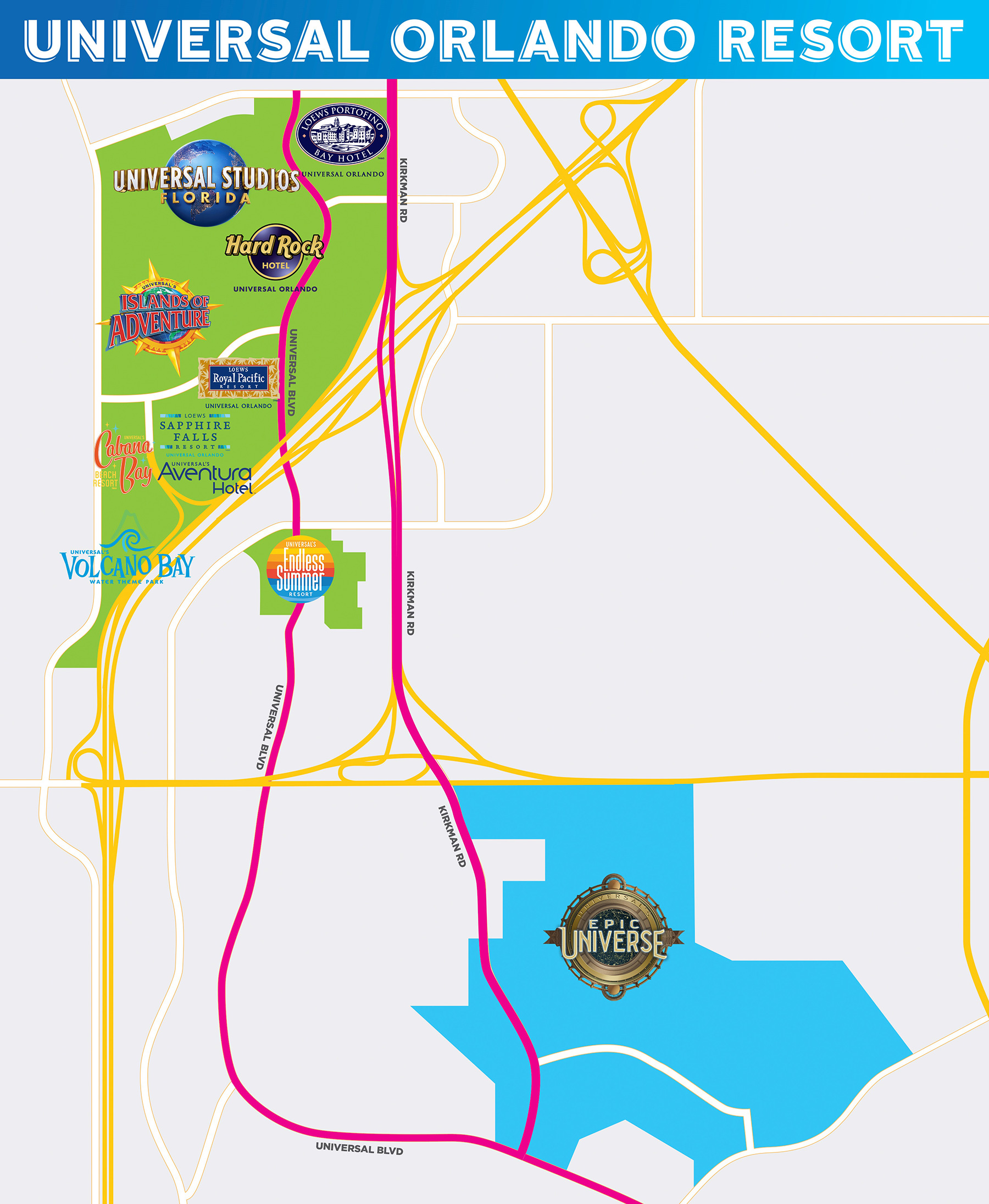 Universal Studios Islands of Adventure : park maps, informations, photos,  videos - Park & Coaster