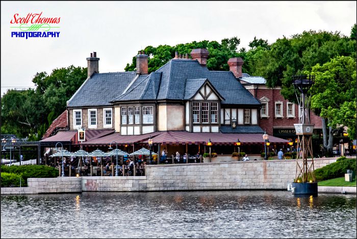 Epcot Rose and Crown Backside