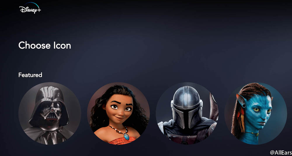 What Icons/Avatars Does Disney+ Have?